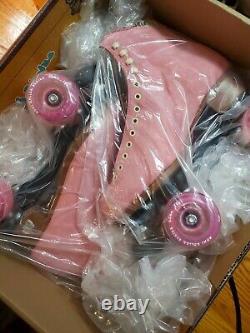 Moxi Lolly Roller Skates Size 8 (W 9-9.5) Strawberry Pink