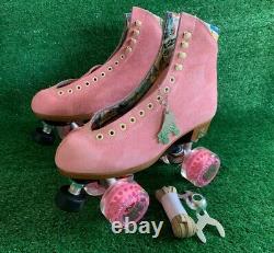 Moxi Lolly Roller Skates Strawberry Pink Brand New Size 7 (Fits Women 8-8.5)