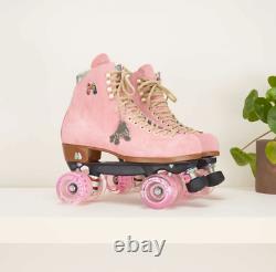 Moxi Lolly Roller Skates Strawberry Pink Brand New Size 8 (Fits Women 9-9.5)