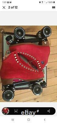 Moxi Lolly Roller Skates size 9 (W 10 10.5) Poppy BNIB Ready To Ship