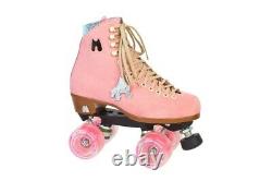 Moxi Lolly Strawberry Pink Roller Skates Size 6 (w7-7.5) Riedell READY TO SHIP