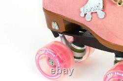 Moxi Lolly Strawberry Pink Roller Skates Size 7 (w8-8.5) Riedell READY TO SHIP