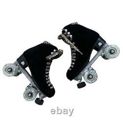 Moxi Panther Quad Roller Skate by Riedell Black Suede 5