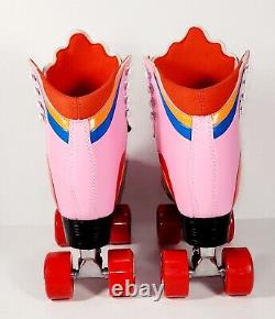 Moxi Rainbow Rider Pink Roller Skates Size 7, fits Women's 8-8.5New With Box