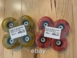 Moxi Roller Skate Lolly Taffy Size 6 (Womens 7-7.5) and Luminous Glow wheels