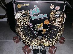 Moxi roller skates cheetah jungle size 6