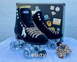 Moxie Black Panther Skate Package Size 7 Fits Womens Size 8 8 1/2