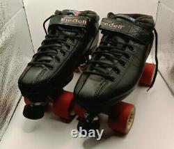 NEW Riedell R3 Black Quad Roller Derby Speed Skates Roller skates Size 10