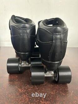 NEW Riedell R3 Black Quad Roller Derby Speed Skates Size 13 Free shipping