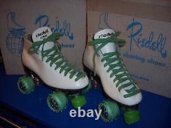 New Old Stock Riedell 122 Sz 8 Mens / Ladies 9 Mediums WHITE