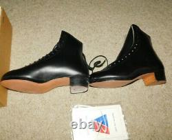 New Old Stock Riedell Mens F355 Figure / Roller Skating Boot Only Sz 7.5 M Black