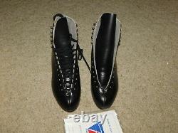 New Old Stock Riedell Mens F355 Figure / Roller Skating Boot Only Sz 7.5 M Black