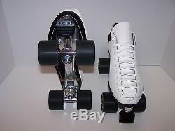 New Riedell 122 Custom Leather Roller Skates Mens Size 12