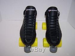 New Riedell 122 Custom Leather Roller Skates Mens Size 9