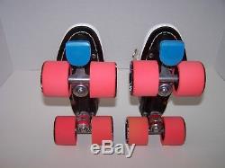 New Riedell 125 Custom Leather Roller Skates Mens Size 5.5 (ladies 6.5)