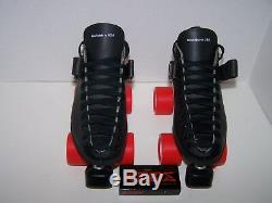 New Riedell 125 Custom Leather Roller Skates Mens Size 5 (ladies 6)