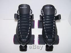 New Riedell 125 Labeda Custom Leather Roller Skates Mens Size 5 (ladies 6)