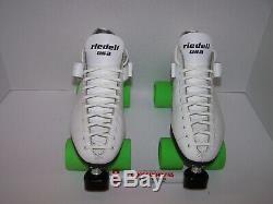 New Riedell 125 Labeda Pro-line Custom Leather Roller Skates Men's 9.5