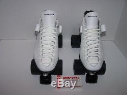 New Riedell 125 Labeda Pro-line Custom Leather Roller Skates Mens Size 8