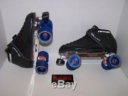 New Riedell 125 Labeda Pro-line Leather Roller Skates Mens Size 10