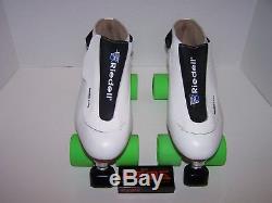 New Riedell 395 Custom Leather Roller Skates Mens Size 12