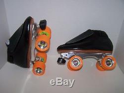New Riedell 395 Custom Leather Roller Skates Mens Size 8.5
