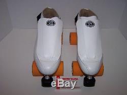 New Riedell 395 Labeda Pro-line Leather Roller Skates Mens Size 10