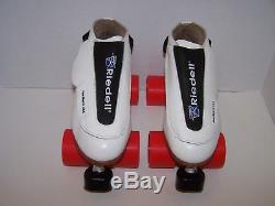 New Riedell 395 Labeda Pro-line Leather Roller Skates Mens Size 6.5