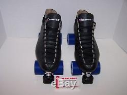 New Riedell 595 Labeda Pro-line Leather Roller Skates Mens Size 11.5