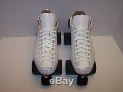 New Riedell 595 Labeda Pro-line Leather Roller Skates Mens Size 8.5