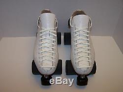 New Riedell 595 Labeda Pro-line Leather Roller Skates Mens Size 8.5