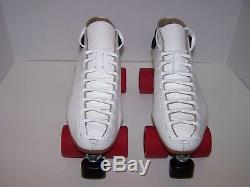 New Riedell 595 Pro 7000 Leather Roller Skates Mens Size 11