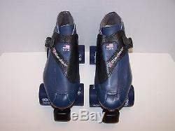New Riedell 911 Snyder Advantage Leather Roller Skates Mens Size 7