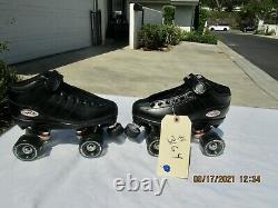 New Riedell R3 Caymen Speed Roller Skates Size 4 Impala Wheels 2 Color Lace's