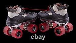 Original Riedell Roller Skates Size 4 #108 Targa Boot Speed Freak US Made Nice