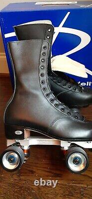 Premium Riedell Hand Cut Leather OG 172 Roller Skates Men's 10.5 with Neo Reactor