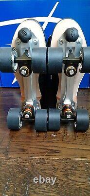 Premium Riedell Hand Cut Leather OG 172 Roller Skates Men's 7 with Neo Reactor