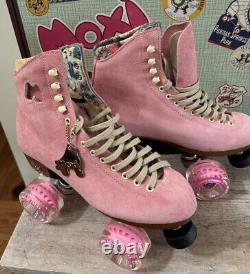 RARE COLOR! Moxi Lolly Roller Skates, Sz 7 (Women's 8-8.5), Strawberry, NWT