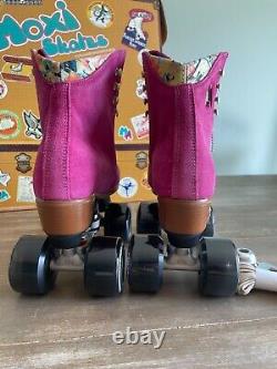 RARE Mens Size 5 Moxi Lolly Roller Skates in DISCONTINUED FUCHSIA