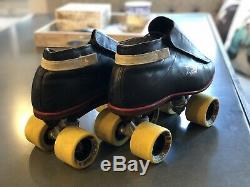 RARE Riedell 395 REDLINE Size 9 Speed Roller Skates