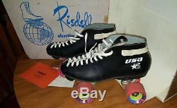 RIEDELL 122 quad speed skates size 8, (women's 9.5 approx) speed boot Suregrip