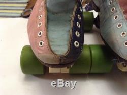 RIEDELL 295 ROLLER SKATES SIZE 9 MULTI COLORED Used