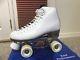 RIEDELL F-121 White Indoor Roller Skates 8 M