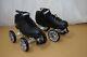 RIEDELL Quadline Carrera Speed Skates RH-smooth 100mm RARE BIG Wheels mens 10