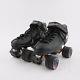 RIEDELL R3 Speed Roller Skates Caymen Radar Wheels Black Skates Men's 9