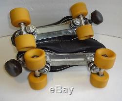 RIEDELL ROLLER SKATE With SURE GRIP CENTURY DOUGLAS SNYDER STOPPERS 11-12