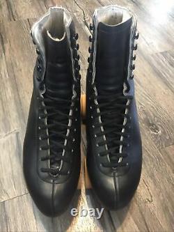 RIEDELL Red Wing 297 BLACK Snyder Imperial Plates USA ROLLER SKATES MEN'S 9-9.5