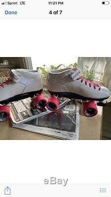 RIEDELL Rollerblade CAYMAN Skates White and Pink Womens Size 10