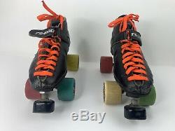 RIEDELL Vintage USA Rs-1000 Speed Roller Skates Mad Dog Wheels 62M Size 8