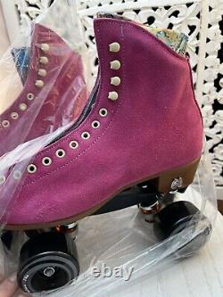 RIEDELL x Moxi Lolly Roller Skates 8Fuchsia Discontinued Color NEW w FREE SHIP